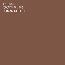 #7E5645 - Roman Coffee Color Image